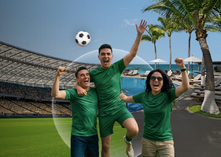 LA EMOCIÓN DEL FUTBOL SE VIVE EN KRYSTAL Krystal Grand® Cancún All Inclusive LA EMOCIÓN DEL FUTBOL SE VIVE EN KRYSTAL Krystal Grand® Cancún All Inclusive