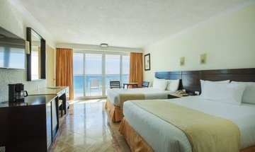 Habitación deluxe con vista al mar Hotel Krystal Cancún - 