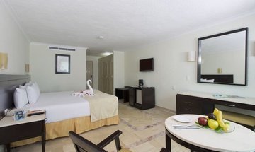 Habitación estándar king luna de miel Hotel Krystal Cancún - 