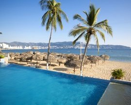 Piscina Hotel Krystal Beach Acapulco - 
